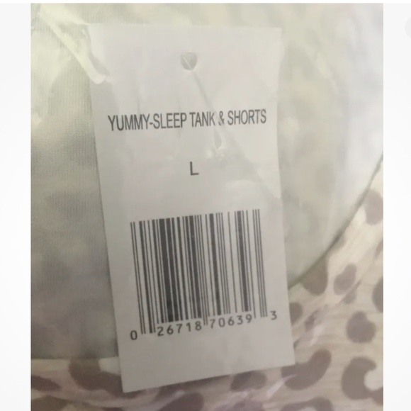 Derek Heart Animal Crystal Print Pajama Set Large NEW - Picture 7 of 7